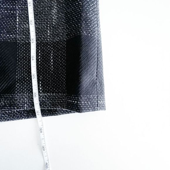 Karl Lagerfeld Womens Midi Shirt Dress Back Zip Short Sleeve Casual Black Sz 12 - Picture 8 of 9